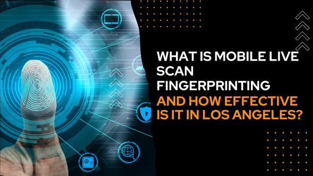 Mobile Live Scan Fingerprinting