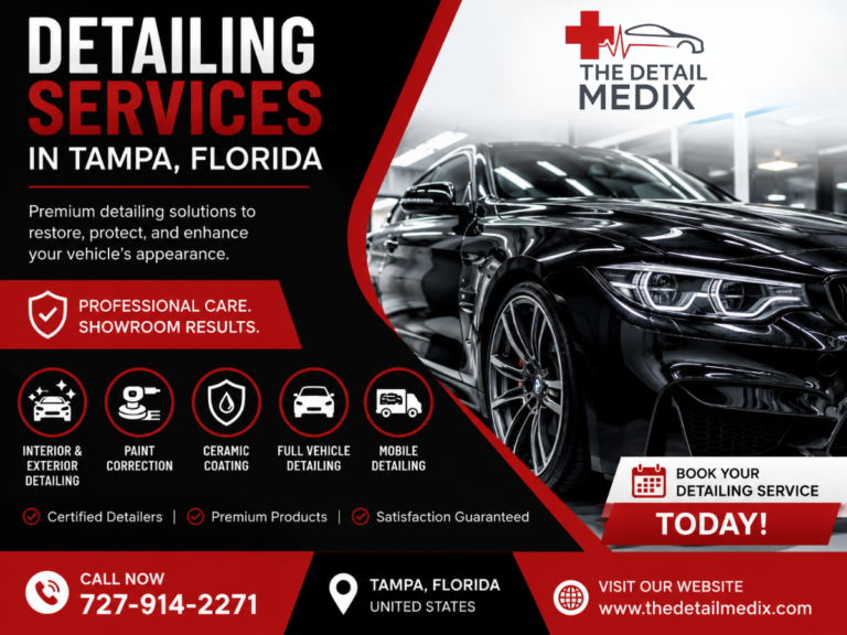 Detailing Services in Tampa Florida